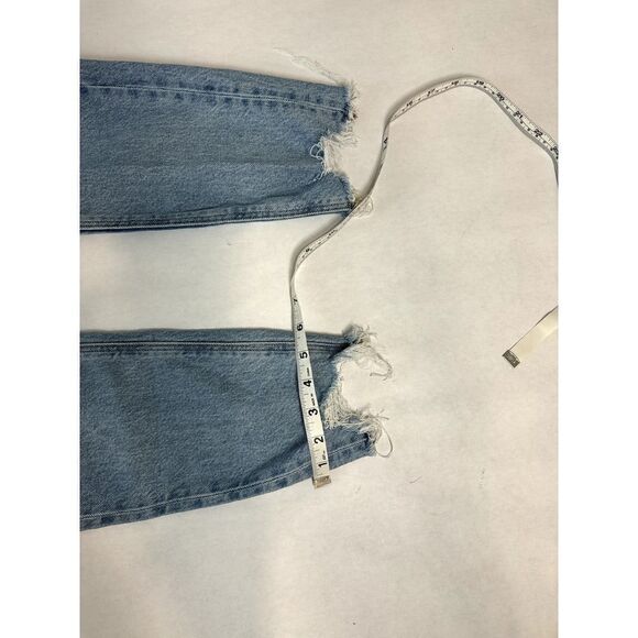 American Eagle Jeans 90s Skinny Distressed Light Wash - Size 0 - Picture 9 of 10